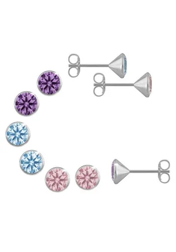 Firetti Ohrstecker-Set Multipack in lila von Firetti