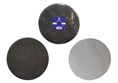 Schleifscheiben Schleifgitter 225mm Set 75 St K60/150/240 - 75 Stück Schleifgitter Ø225mm mit Klettverschluss für optimale Ergebnisse beim Schleifen. Ideal für Trockenbauschleifer und verschiedene Anwendungen.