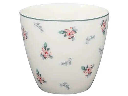 GreenGate [W0526] Latte Cup Jalia White