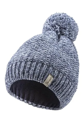 Sterntaler Strickmütze aus Multicolor Garn - Unisex Bommelmütze für Kinder - Skullies & Beanies für Mädchen - Weiche Kindermütze mit wärmendem Microfleece-Futter, ideal für kalte Tage und vielseitig kombinierbar.