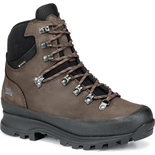 Hanwag Nazcat II Lady GTX Damen Trekkingstiefel, 40.5 EU - Wanderschuhe, wasserdicht und speziell für Frauen entwickelt, bieten optimalen Tragekomfort und Stabilität für lange Touren im anspruchsvollen Gelände.