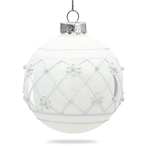 SIKORA Christbaumschmuck Highlights Weiss 4er Set von SIKORA
