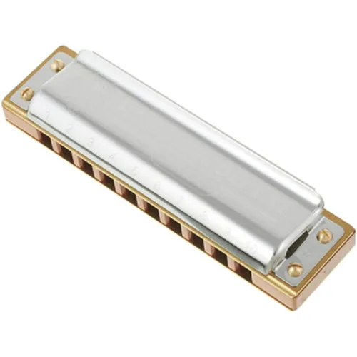 Hohner Marine Band Deluxe in D-Dur - Mundharmonika mit 20 Stimmzungen für exzellente Tonansprache, ideal für Einsteiger und Profis, Made in Germany