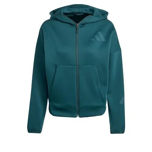 adidas Women's Z.N.E. Zip-Hoodie Aurora Ivy M von adidas