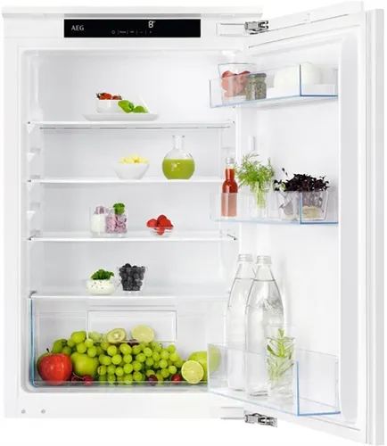 AEG TSK5O88EF Einbaukühlschrank - Kühlschrank mit 137 L Volumen, ideal für die optimale Lagerung von Gemüse dank der geräumigen Gemüseschublade und energiesparender LED-Beleuchtung.