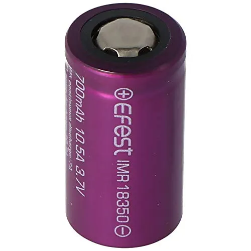 Efest Purple IMR18350-700mAh 3,7V Li-Ion-Akku (Pluspol flach)