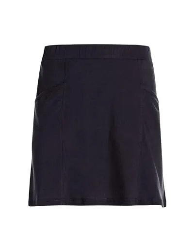 Vishes Damen-Minirock in Schwarz I Größe XS (32-34) I Bequem & modisch für Alltag & Freizeit I 100% Baumwolle I Für warme & kalte Monate I Nachhaltige Alternative Bekleidung