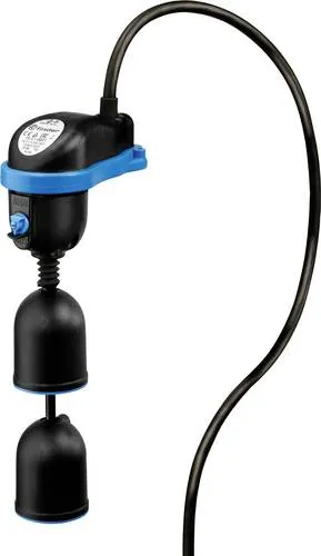 Finder 72.C1.0.000.0201 Schwimmerschalter - Baumaterial: Kompakter Schwimmerschalter für Tauchpumpen, ideal für verschmutztes Wasser, mit Automatik- und Handbetrieb, Schutzart IP 68.
