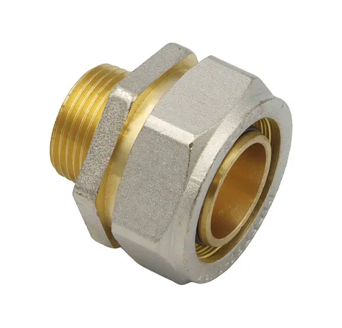 PipeTec Deutschland Gewindefitting Schraubfitting Übergang Kupplung 32x3 mm 3/4 Zoll AG Verbundrohr