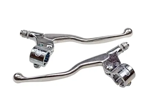 Kupplungshebel Bremshebel Satz Aluminium 22mm passend für Hercules K 50, Kreidler Florett, Zündapp GTS KS, Puch, DKW, Suzuki, Yamaha – Langlebige & Präzise Bedienung für Mofa Moped Mokick