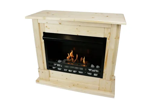 Echtfeuer-Dekokamin Emily Deluxe von Kaminbau Mierzwa - Dekokamin mit regulierbarem Brenner für echtes Feuer ohne Gerüche. Ideal für gemütliche Abende, einfach aufstellen und genießen!
