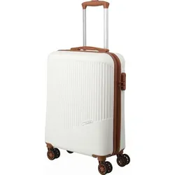 Travelite 4-Rad Handgepäck Koffer klein 34 Liter - BALI Serie - Koffer, robust und leicht mit stabiler ABS Hartschale, erfüllt IATA-Bordgepäckmaß und bietet Sicherheit mit Kombinationsschloss für stressfreies Reisen.