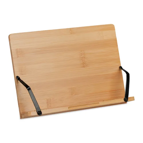 Leseständer Buchhalter Kochbuchständer Tablet-Halter klappbar leicht Bambus