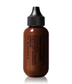 MAC Studio Radiance Face And Body Foundation - C9, 50 ml - Make-up mit strahlendem Finish, ideal für einen natürlichen Glow und leichte Deckkraft für jeden Anlass.