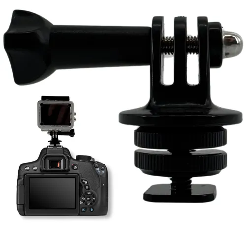 Halterung für Kamera Blitzschuh Actionkamera Actioncam Adapter für GoPro Osmo