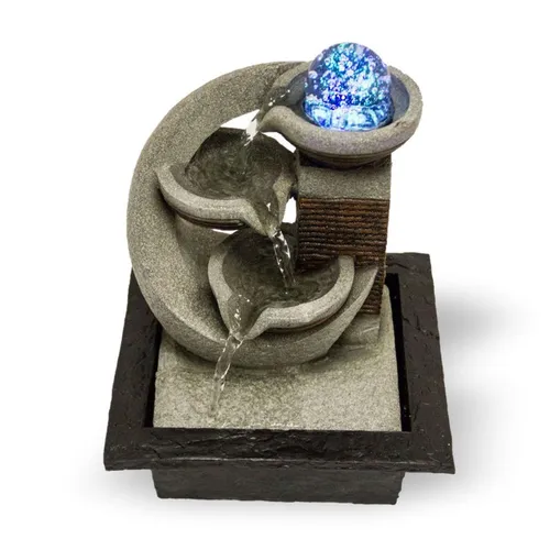 Zimmerbrunnen Kaskaden mit rotierender Kugel