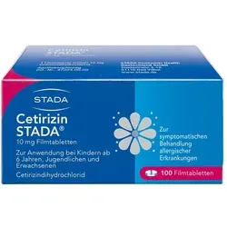 Cetirizin STADA 10mg Filmtabletten 100 St