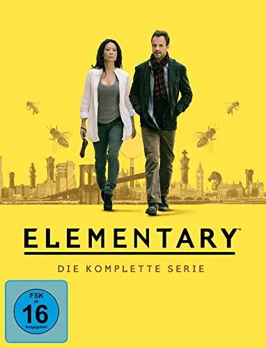 Elementary - Die komplette Serie, packende Krimiserie über brillante Ermittler und spannende Fälle, freigegeben ab 16 Jahren
