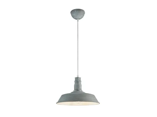 Reality Leuchten LED Pendelleuchte im Industrial Style, Warmweiß, Ø36cm - Elegante LED Pendelleuchte für stilvolle Akzente im Wohnbereich. Mit einer Abhängung von 150cm und einem zeitlosen Design aus Betonoptik ideal über Esstischen oder Kücheninseln. Inklusive austauschbarem E27 Filament LED.