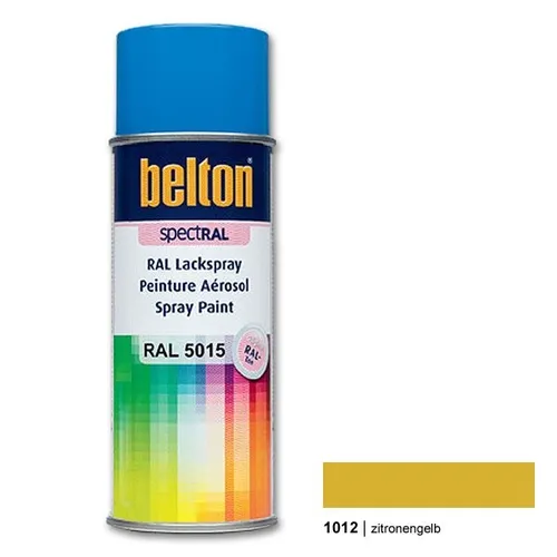 Belton Ral Spray 1012 zitronengelb 400 ml Sprühdose hochglanz 13,63€/L