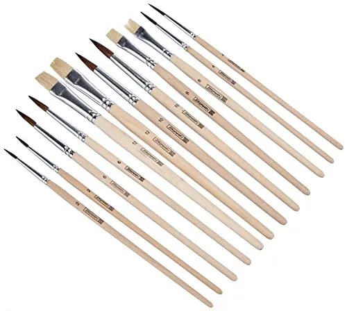 Brunnen Schulpinselset sortiert 12 St.