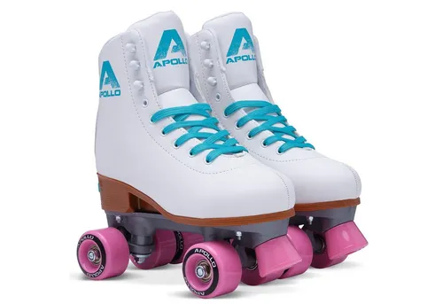 Apollo Retro Discoroller Rollschuhe - Inliner waren gestern – die verstellbaren Rollerskates im kultigen Retro-Design bieten hohen Fahrkomfort und Sicherheit mit ABEC 7 Kugellagern, ideal für alle Altersgruppen!