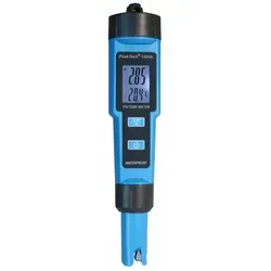PeakTech 5305 A – 2 in 1 PH-Meter für pH und Temperatur - Wassertester für Pools mit LCD-Dual-Display, wasserfestem Gehäuse und praktischer Stiftform für einfache Handhabung.