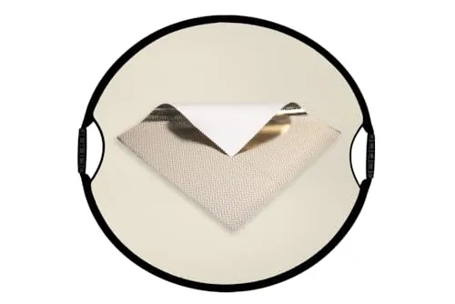 Sunbounce SUNMOVER ZEBRA Reflector 84cm gold - Hochwertiger Fotoreflector für perfekte Lichtreflexion, ideal für professionelle Fotografie