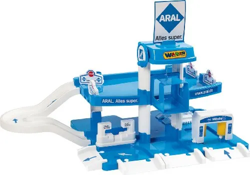 Wader 37886 Polesie ARAL Parkhaus mit Tankstelle und Waschanlage