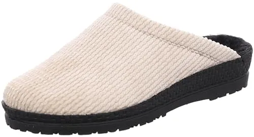 Rohde Damen Hausschuh Neustadt-D 2298 – Beige, Größe 40 EU