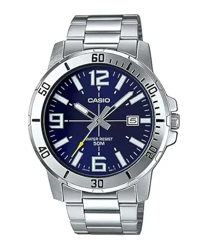 Casio MTP-VD01D-2B Enticer Serie Herrenuhr