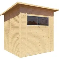 Gartenhaus Bertilo Fineline Rhombusprofil Modern 3, 252 x 232 cm