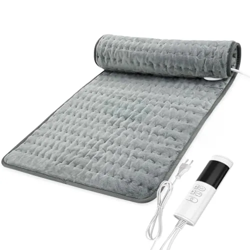 Heizkissen mit Abschaltautomatik, 84 x 43 cm in grau von Fuqiduo