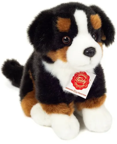 Teddy Hermann 91972 Berner Sennenhund - Kuscheltier aus recyceltem Material - Stofftier & Teddybären: Nachhaltiges Plüschtier mit recycelter Füllung, perfekt für Kinder ab 18 Monaten, sicher und pflegeleicht waschbar.