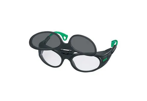 Uvex 9104 Grau Infra. WS3 Flipup Schutzbrille für Schweißer - Schutzbrille für Schweißer mit anatomischen Nasenstegen und neuester Filtertechnologie für UV- und IR-Schutz, zertifiziert nach EN 166, 169 und 170. Ideal für perfekten Sitz und zuverlässigen Schutz.