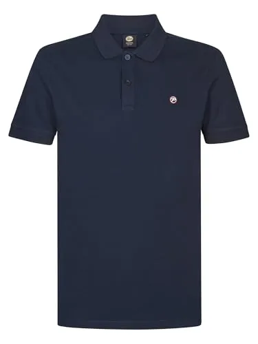 Poloshirt PETROL INDUSTRIES Herren, navy blau, Gr. S - Herren-Shirt in navy blau von Petrol Industries, aus 100% Baumwolle, atmungsaktiv und bequem, ideal für einen casual Look.