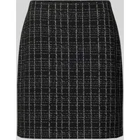 Comma Damen 2158132 Rock, Schwarz, Größe 34 in schwarz von comma,