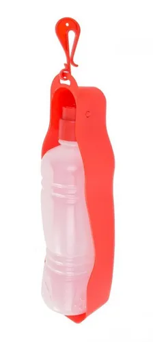 BURI Futternapf Reisetrinkflasche für Haustiere 400ml Wasserspender Trinknapf