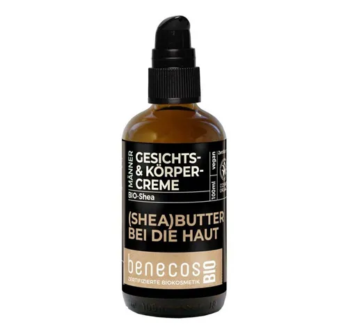 Benecos Körpercreme Sheabutter - 2in1 Gesichts- und Körpercreme 100ml