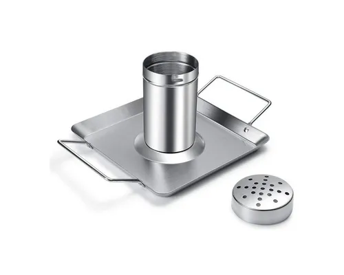 GAUMENKICK Hähnchenbräter Hähnchenhalter Hähnchenbräter Brathähnchen Dampfdose Fettschale, Edelstahl