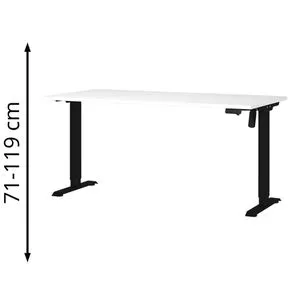 Germania Schreibtisch Profi 3.0 in schwarz von Germania