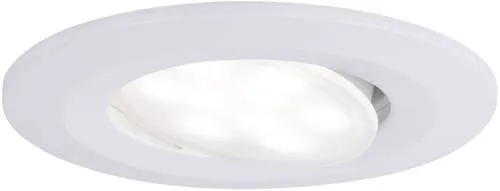 Paulmann LED-Bad-Einbauleuchte 10er Set 65W Weiß (matt) - Einbauleuchten Set mit 10 blendfreien Strahlern, ideal für Neuinstallationen und Austausch, inklusive LED Leuchtmittel für stimmungsvolles, neutrales Licht.