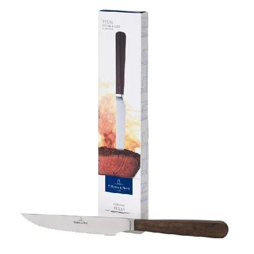 Villeroy & Boch Besteck Texas Steak-/ Pizzamesser mit Holzgriff 232 mm Texas 1270160545