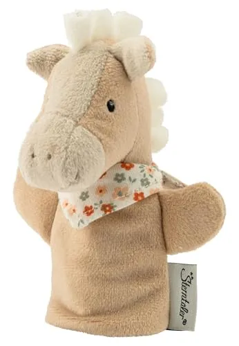 Sterntaler Fingerpuppe Pferd Sunny - weiches Fingerspielzeug für Kinder - zum Erzählen, Kuscheln & Sprachförderung – Perfekter, Kleiner Spielkamerad & Geschenkidee – ideal unterwegs, lichtbeige