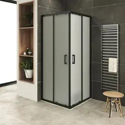 i-flair Schiebetür Duschkabine 80x100 cm