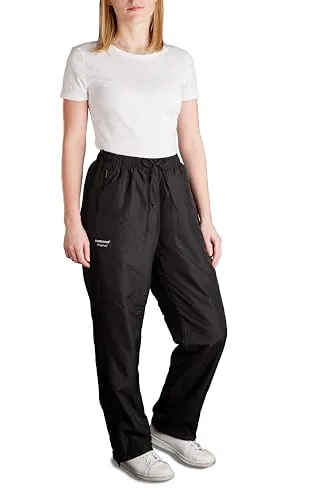 Dobsom Comfort Damen Reha Hose gefüttert - Vielseitige Sport-Jogginghose für Damen mit seitlichem Reißverschluss, winddicht und wasserabweisend. Ideal bei Bewegungseinschränkungen und einfach an- und auszuziehen.