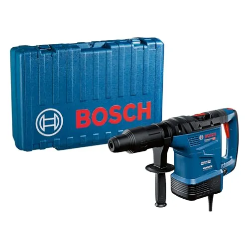Bohrhammer BOSCH SDS-plus 1350 W - Bohrmaschine mit 1350 W für kraftvolles Bohren und Meißeln, ideal für Profis und Heimwerker. Robuste Metallkonstruktion für Langlebigkeit.