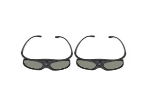TPFNet Aktive 3D-Shutterbrille für DLP-Beamer - 2er Set - Wiederaufladbare 3D-Brille für ein beeindruckendes Kinoerlebnis. Kompatibel mit DLP-Technologie, bietet sie eine klare Bilddarstellung und hohen Tragekomfort.