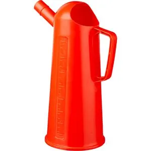 Hünersdorff Ölkanne 932700 aus Kunststoff, 2 Liter, starrer Ausguss, mit Skala