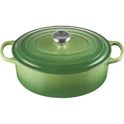Le Creuset Signature Gusseisen-Bräter Ø 29 cm - Ovaler Gusseisen-Bräter, ideal für alle Herdarten, inklusive Induktion. Perfekte Wärmeverteilung für köstliche Braten und Geflügel, mit großen Griffen für sicheren Halt.